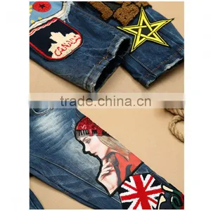 2017 New Summer Fashion Hole Jeans Men Long Trousers thumbnail-5