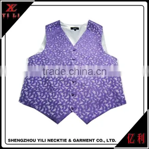 Multi Mens Paisley Waistcoat Woven Microfiber S-3XL Vest thumbnail-2