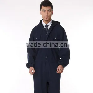 Custom Long Sleeve Mens Industrial Breathable Worker's Blue Overalls Wholesale thumbnail-1