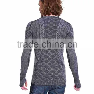 Custom Fleece Embroidery Mens Seamless Splicing Cotton Candy Clothing Brand thumbnail-3