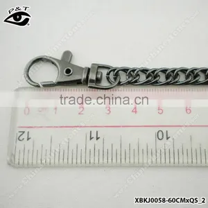 60CM Gunmetal Metal Chain Decorative Colored Chains for Bags thumbnail-3