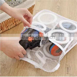 Sneaker Tennis Sports Shoe Dry Organizer Laundry Net Wash Portable Washing Hanging Bag Shoes Cleaner thumbnail-1