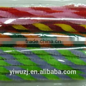 2017fashion Pipe Cleaner Two Color Folding Stem Chenille Stick Chenille Wire thumbnail-1