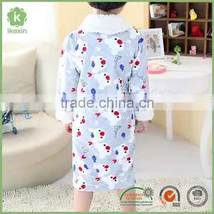 Berber Fleece Thermal China Bathrobe For Children thumbnail-6