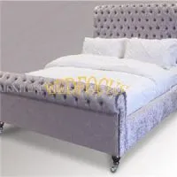 Washable Fabric Double Bed BED-F-019 thumbnail-1
