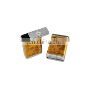2014 New Style Customized Non-toxic Printed Rectangular Metal Tin Box With Flip Lid thumbnail-1
