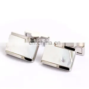 Graceful White Pearl Fashion Jewelry Cufflinks thumbnail-3