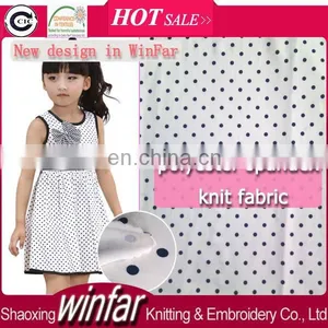 Shaoxing Winfar DTY Printed Knitting Child Clothes 100% Polyester Knit Jersey Fabric for Garment thumbnail-1