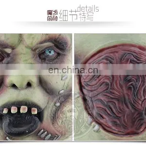 Halloween Scary Zombie Mask With Scar thumbnail-5