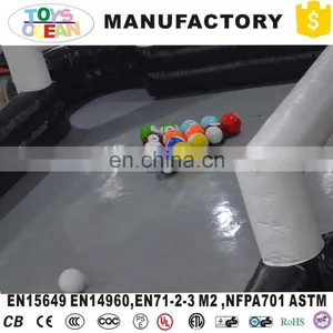 Inflatable Billiard Tables Game Inflatable Snooker Ball Football Field thumbnail-4