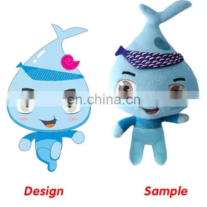 Wholesales Soft Marine Animals Custom Plush Toys Bulk For Crane Machines thumbnail-5
