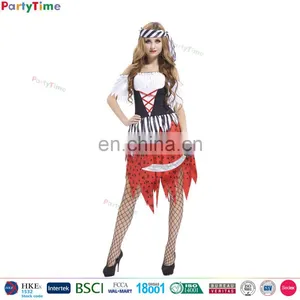 Fat Woman Cosplay Carnival Party Caribbean Pirate Costume Sexy Cheap Halloween Costumes Sexy for Women thumbnail-2