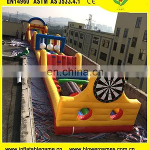 Three Part Combo Inflatable Obstacle Course Adults thumbnail-1