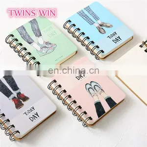 China Stationery Market 2018 New Fashion Student Cactus Design Sprial Kraft Paper Hardcover Notebook thumbnail-1