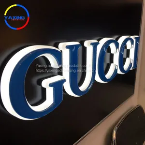 Diy Custom Advertising Led Acrylic Sign Backlit Letters for Shop Sign thumbnail-5