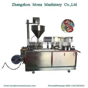 Color Code Checking Flat Plate Auto Pesticide Blister Packing Machine thumbnail-6