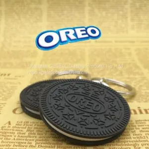 Soft PVC Rubber Plastic Silicon Key Chain Promotional Gifts thumbnail-1