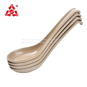 Husk's Ware Eco Friendly Rice-Husk Fiber Made Chinese Style Hook Shape Spoon thumbnail-1