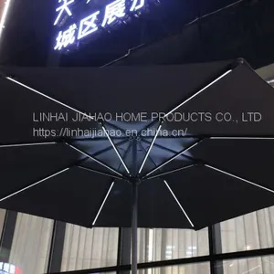 300-8 Market Umbrella With LED Straight Light thumbnail-3