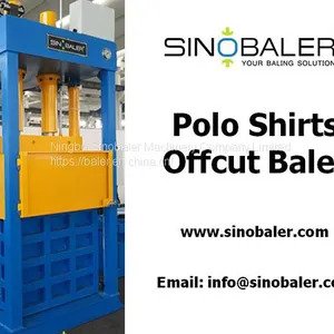 Polo Shirts Offcut Baler Machine thumbnail-1