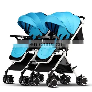 High View Light Buy Baby Twin Strollers Stroller Baby for 2 Baby thumbnail-4