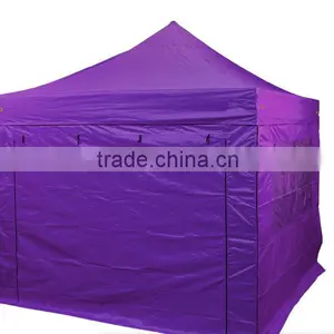 Durable Pop Up Exhibition Full Purple Wall Folded Canopy Tents thumbnail-1