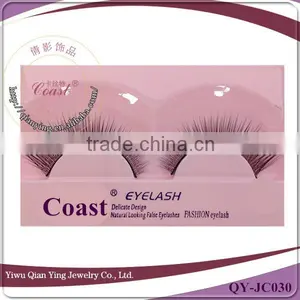 Natural Looking High Quality Comfortable Fiber False Eyelashes thumbnail-1