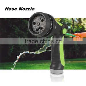 (3238) High Quality Delux Thumb Control 8 Water Patten Sprayer Hose Nozzle thumbnail-1