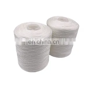 Bonded Leather Sewing Thread Round Waxed Thread Raw White thumbnail-1