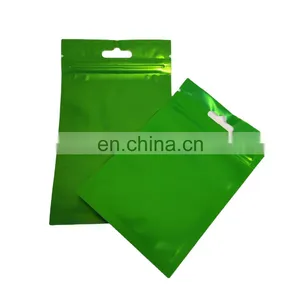 Customized Logo Resealable Aluminum Foil Three Side Seal Small Packaging Bags on Sale thumbnail-5