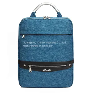 Fashion Zipper Men's Backpacks College Wind Student Backpacks Environmental Protection Material Handbags Custom Logo CLG18-158 thumbnail-5