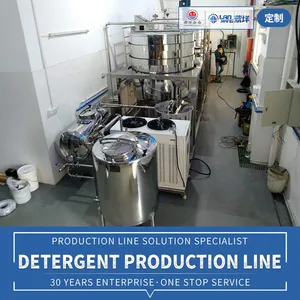 Stainless Steel Vacuum Mixing Emulsifying Tank - Daily Chemical Shampoo Shower Gel Laundry Detergent Liquid Soap Manufacturing Stirring Equipment thumbnail-4