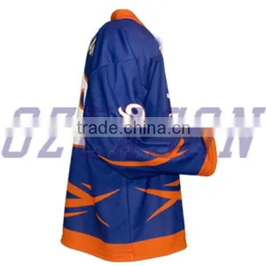 Loose Comfortable Custom Ice Hockey Jersey for Team Players thumbnail-4