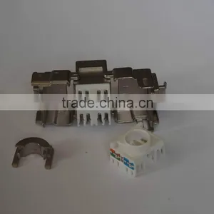 CAT.5E RJ45 8p8c STP Tooless Keystone Jacks thumbnail-2