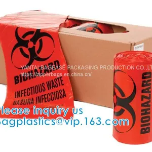 BIOHAZARD AUTOCLAVABLE,ASBESTOS, MEDICAL WASTE DISPOSAL SACKS, PATIENT BELONGING,SPECIMEN SAMPLING BAG thumbnail-1