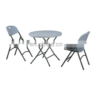 Adjustable Height Folding Table Legs Low Price Outdoor Wall Mounted Folding Iron Table 8ft Multifunctional Folding Table Frame thumbnail-4