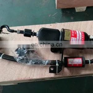 XCMG Spare Part Flameout Solenoid Valve D59-105-23 860118668 thumbnail-1