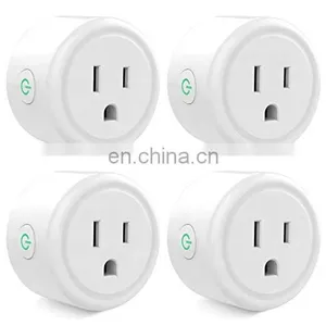 Smart Wifi Plug UK US EU Wifi Socket Universal Wireless Power Plug Compatible With Alexa Google Assistant for Tuya App Remote thumbnail-3