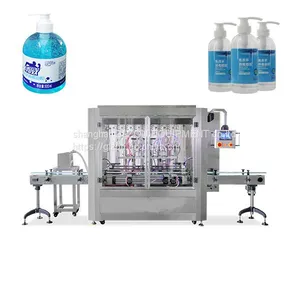 Bottled Washing-free Gel Filling and Labeling Assembly Line Equipment thumbnail-1