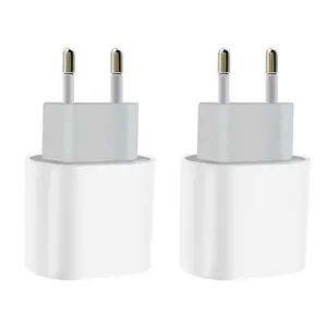 20W Type C Fast Charger Adapter Charging Cable EU Plug For IPhone&iPad USB Charge Ports Cell Phone Parts thumbnail-4