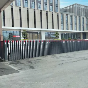 Pop Up Retractable Gate Flexible Design Grey Invisible Automatic Fence Fencing Gate thumbnail-1