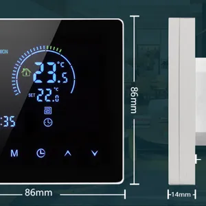 K2 New Graffiti Intelligent WiFi Water Floor Heating Temperature Controller With Host Linkage, Gas Wall Mounted Stove Panel thumbnail-1