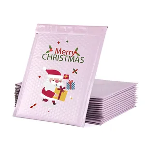 Wholesale Low MOQ Customized Logo Printed Bubble Mailer Matte Black Foil Wrap Padded Packaging Metallic Bubble Envelope thumbnail-4