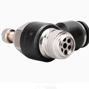 Tracheal Throttle Valve Quick Connector Cylinder Speed Control Valve Adjustable Sl4 6 8 10 12 - M5 01 02 03 04 thumbnail-3