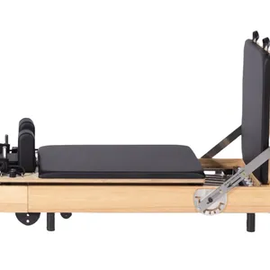 No-joint Oak Foldable Pilates Reformer thumbnail-5