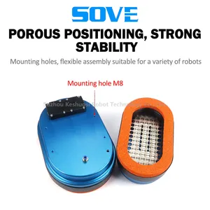 Robotic Arms Oval Integrated Sponge Vacuum Suction Cup Pneumatic Powerful Suction Cup Industrial Sheet Metal Processing Logistics Palletizing thumbnail-2
