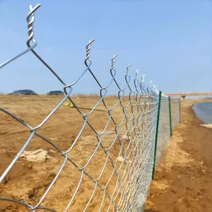 Galvanized Chain Link Fence With 2.5mm Wire Diameter for Industrial Security thumbnail-2