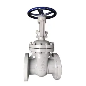 High Quality AMSE 150LB 4in 6in WCB Cast Steel Flange Gate Valve ANSI Stainless Steel Wedge Gate Valve thumbnail-1