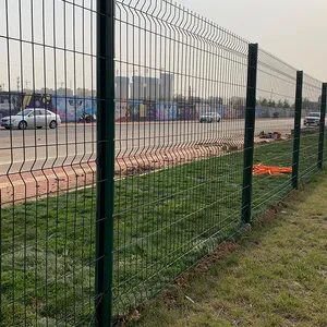 PVC-Coated 3D Bending Fence Panels for Outdoor Protection Fence thumbnail-3