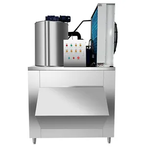 2500kg Daily Capacity Flake Ice Machine Energy Saving For Seafood Cooling thumbnail-1